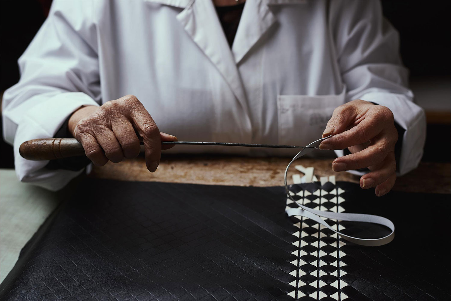 Leather goods by Serapian